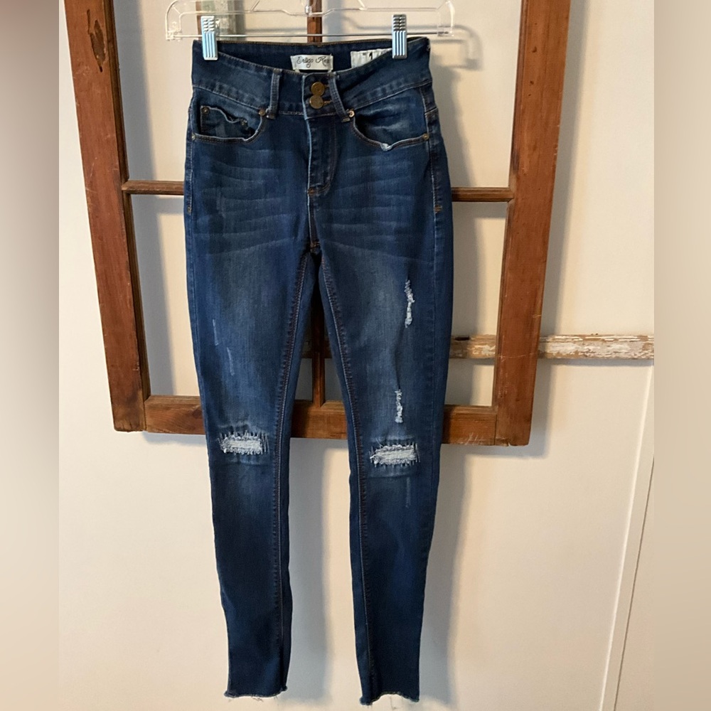 Indigo Rein Skinny Ankle Jeans - Size 1